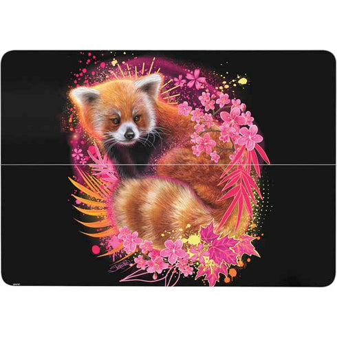Red Panda with Flowers by Sheena Pike Surface Laptop Studio Skin